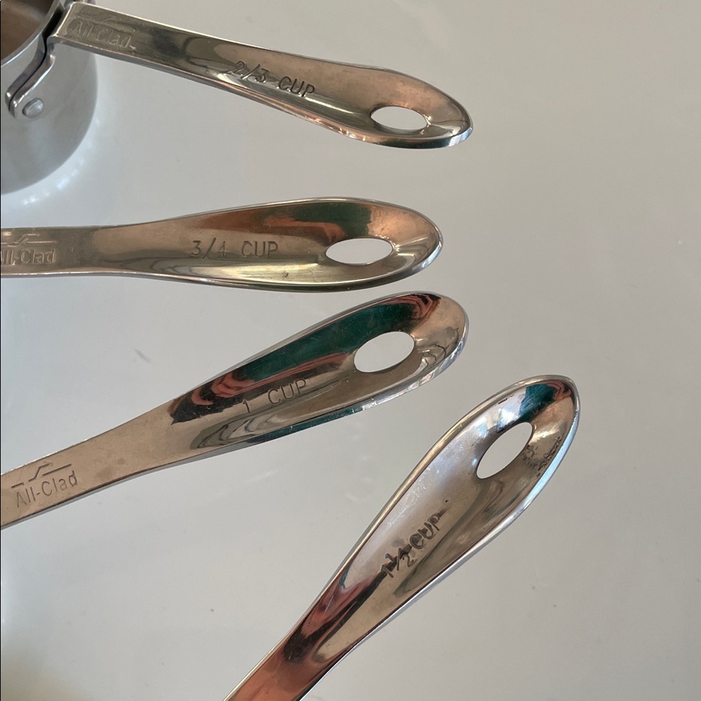 All-Clad Stainless Steel Measuring Cups Set - Picture 3 of 3
